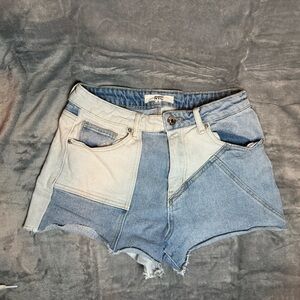 Madden NYC Women's Two-Tone Denim Shorts Size 5